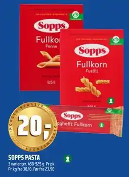 Coop Obs SOPPS PASTA tilbud