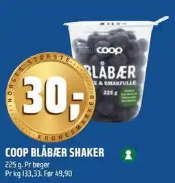 Coop Obs COOP BLÅBÆR SHAKER tilbud