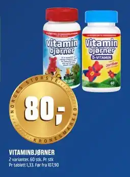 Coop Obs VITAMINBJØRNER tilbud