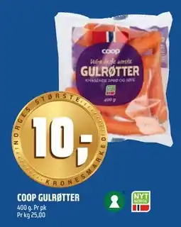 Coop Obs COOP GULRØTTER tilbud