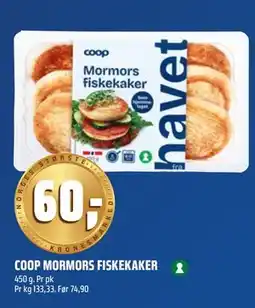 Coop Obs COOP MORMORS FISKEKAKER tilbud