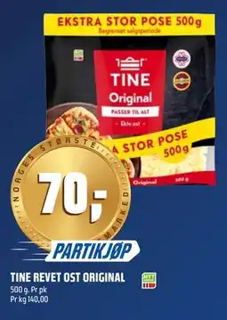 Coop Obs TINE REVET OST ORIGINAL tilbud