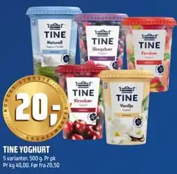 Coop Obs TINE YOGHURT tilbud
