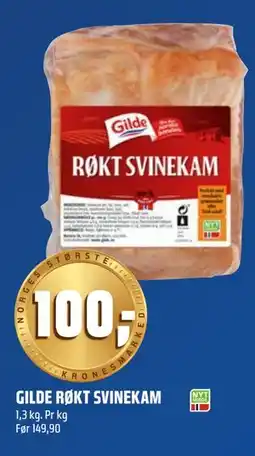 Coop Obs GILDE RØKT SVINEKAM tilbud