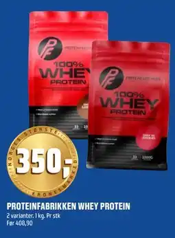 Coop Obs PROTEINFABRIKKEN WHEY PROTEIN tilbud