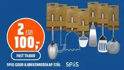 Coop Obs SPiiS GOUR KJØKKENREDSKAP STÅL tilbud