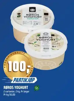 Coop Obs RØROS YOGHURT tilbud