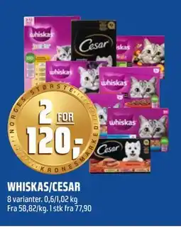 Coop Obs WHISKAS/CESAR tilbud