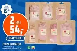 Coop Obs COOP KJØTTPÅLEGG tilbud