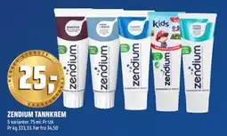 Coop Obs ZENDIUM TANNKREM tilbud