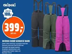 Coop Obs OKIDOKI BODØ SKIBUKSE BARN tilbud