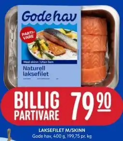 Rema 1000 LAKSEFILET M/SKINN tilbud