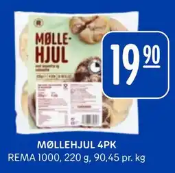 Rema 1000 MØLLEHJUL 4PK tilbud