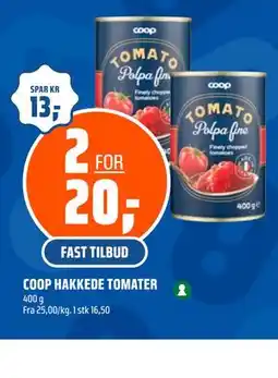 Coop Obs COOP HAKKEDE TOMATER tilbud