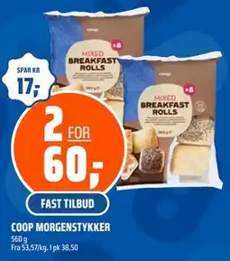 Coop Obs COOP MORGENSTYKKER tilbud