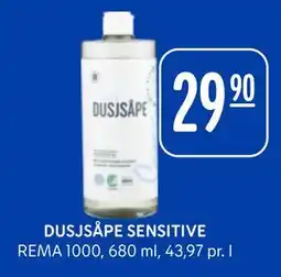 Rema 1000 DUSJSÅPE SENSITIVE tilbud