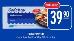 Rema 1000 FISKEPINNER tilbud