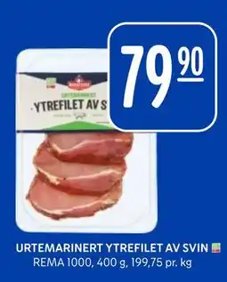 Rema 1000 URTEMARINERT YTREFILET AV SVIN tilbud