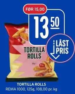 Rema 1000 TORTILLA ROLLS tilbud