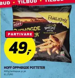 Bunnpris HOFF OPPHØGDE POTTETER tilbud