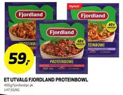 Bunnpris ET UTVALG FJORDLAND PROTEINBOWL tilbud