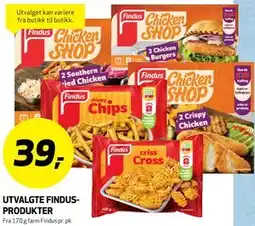 Bunnpris UTVALGTE FINDUS-PRODUKTER tilbud