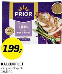 Bunnpris KALKUNFILET tilbud