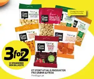 Bunnpris ET STORT UTVALG PRODUKTER FRA GRØNN & FRISK tilbud