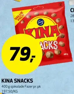 Bunnpris KINA SNACKS tilbud