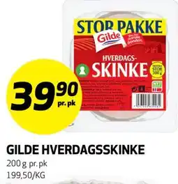 Bunnpris GILDE HVERDAGSSKINKE tilbud