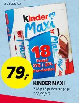 Bunnpris KINDER MAXI tilbud