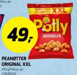Bunnpris PEANØTTER ORIGINAL XXL tilbud