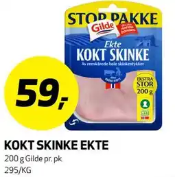 Bunnpris KOKT SKINKE EKTE tilbud