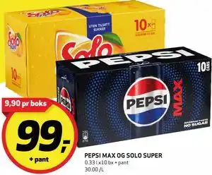 PEPSI MAX OG SOLO SUPER