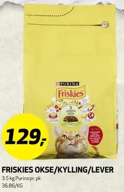 Bunnpris FRISKIES OKSE/KYLLING/LEVER tilbud