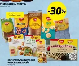Bunnpris ET STORT UTVALG GLUTENFRIE PRODUKTER FRA SCHÄR tilbud