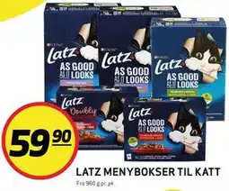 Bunnpris LATZ MENYBOKSER TIL KATT tilbud