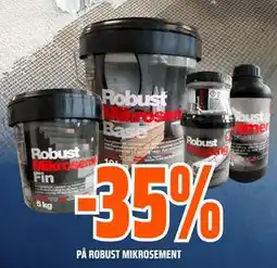 Obs Bygg 25% PÅ ROBUST MIKROSEMENT tilbud