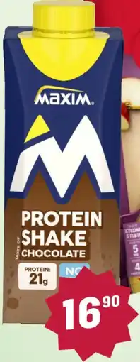 Holdbart MAXIM PROTEIN SHAKE CHOCOLATE tilbud