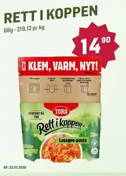 Holdbart RETT I KOPPEN tilbud