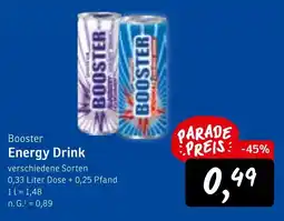 MaxiMat Svinesund Booster Energy Drink tilbud