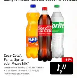 MaxiMat Svinesund Coca-Cola, Fanta, Sprite oder Mezzo Mix tilbud