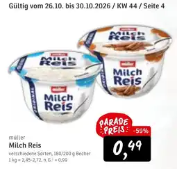 MaxiMat Svinesund müller Milch Reis tilbud