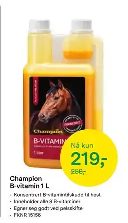 Felleskjøpet Champion B-vitamin 1 L tilbud