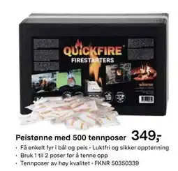 Felleskjøpet Peistønne med 500 tennposer tilbud