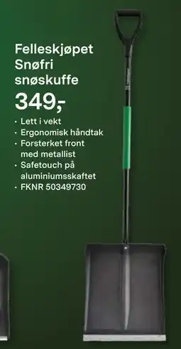 Felleskjøpet Felleskjøpet Snøfri snøskuffe tilbud