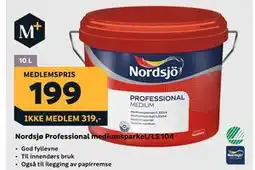 Megaflis Nordsjø Professional mediumsparkel/LS 104 tilbud