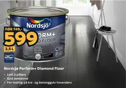 Megaflis Nordsjø Perform+ Diamond Floor tilbud