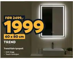 Megaflis Trend Rain lysspeil tilbud