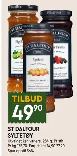 Coop Mega ST DALFOUR SYLTETØY tilbud